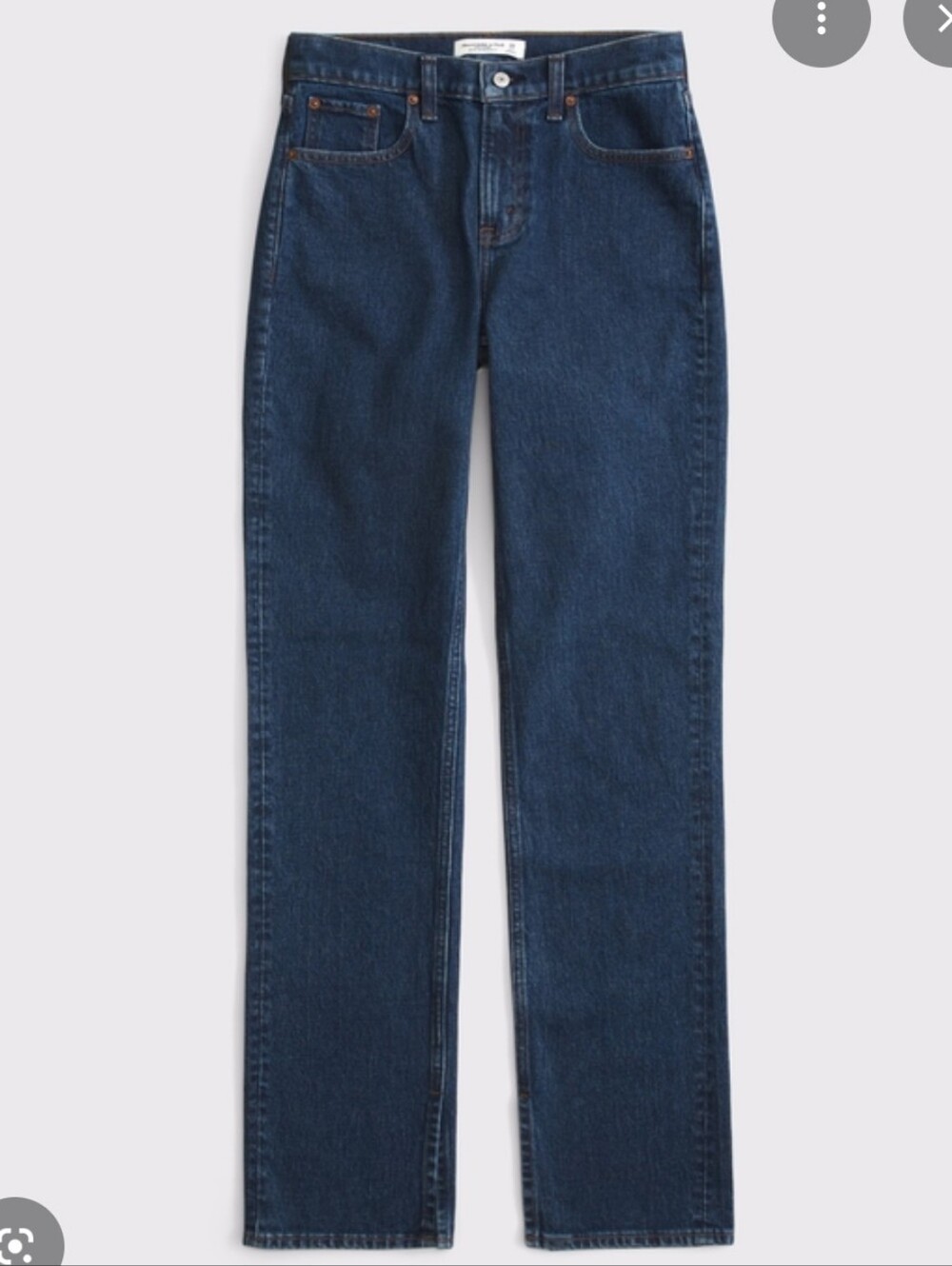 Abercrombie Ultra High Rise 90s Straight Jean